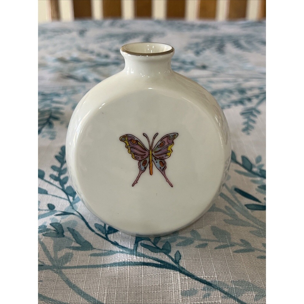 Vintage San Diego Zoo Wild Animal Park  California‎ Souvenir Vase Jar  Butterfly - Picture 3 of 9